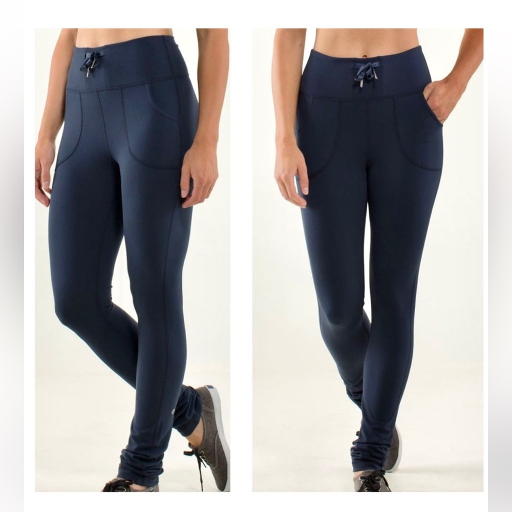 Discontinued Lululemon Skinny Will Pant from 2013 Inkwell Size 4